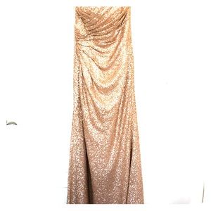 Sorella Vita Rose gold Bridesmaid Dress